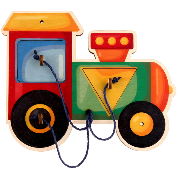 Motorik-Tafel – Lokomotive – Montessori Spielzeug-FaceeCo
