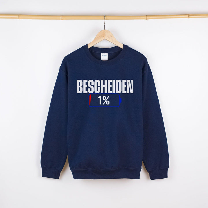 Lustige Sprüche Pullover – 1%... Humor garantiert-FaceeCo