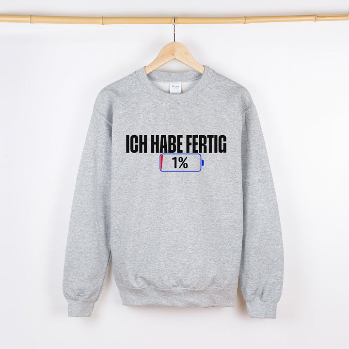 Lustige Sprüche Pullover – 1%... Humor garantiert-FaceeCo