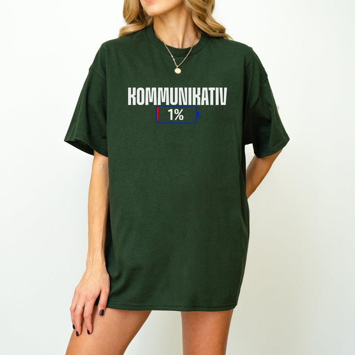 1%... Humor garantiert – Lustige Sprüche T-Shirt-FaceeCo