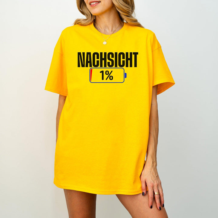 1%... Humor garantiert – Lustige Sprüche T-Shirt-FaceeCo