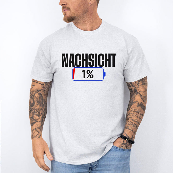 1%... Humor garantiert – Lustige Sprüche T-Shirt-FaceeCo