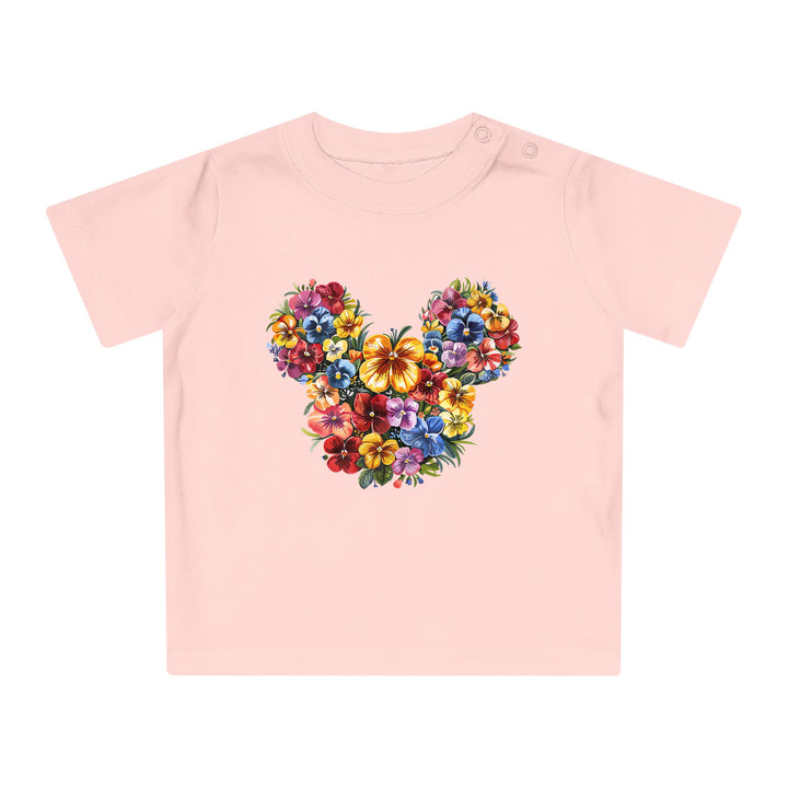 Floral Minnie Baby Bodysuit Premium Organic Cotton-FaceeCo