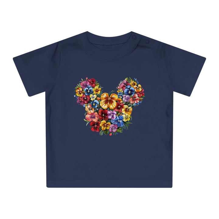 Floral Minnie Baby Bodysuit Premium Organic Cotton-FaceeCo
