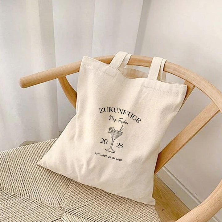 Mrs. Baumwolltasche für den JGA-FaceeCo
