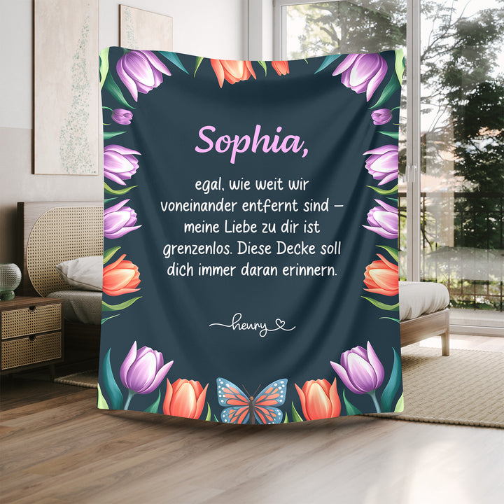 Personalisierte Kuscheldecke mit Namen – Perfektes Geschenk-FaceeCo
