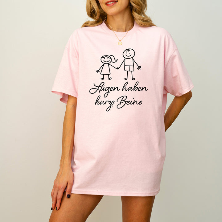 Lügen Haben Kurze Beine T-Shirt-FaceeCo