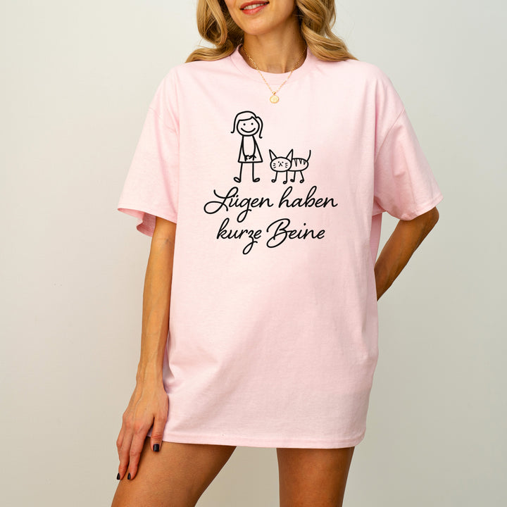 Lügen Haben Kurze Beine T-Shirt Sprüche-FaceeCo