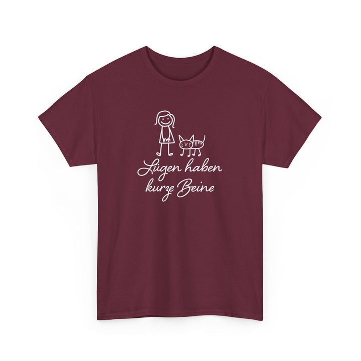 Lügen Haben Kurze Beine T-Shirt Sprüche-FaceeCo