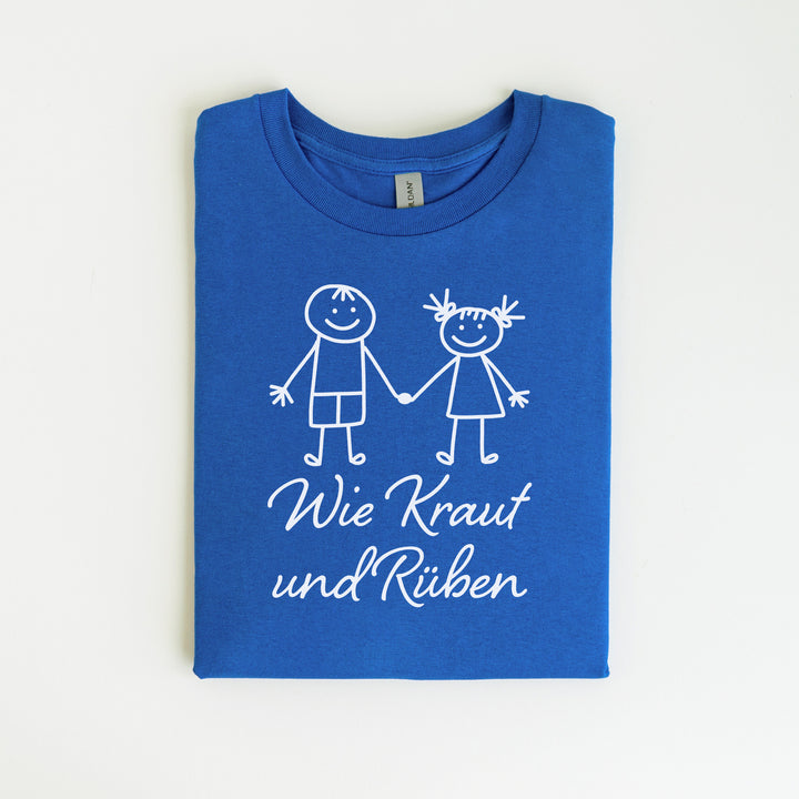 Wie Kraut Und Rüben T-shirt Mit Witzigen Sprüchen-FaceeCo