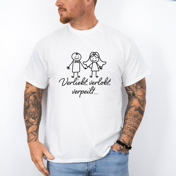 Verliebt Verlobt Verpeilt T-Shirt-FaceeCo