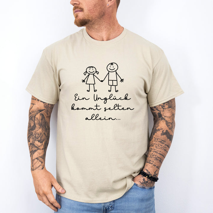 Ein Unglück Kommt Selten Allein Lustige Paar T-Shirts-FaceeCo
