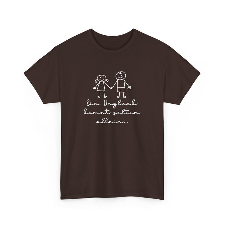 Ein Unglück Kommt Selten Allein Lustige Paar T-Shirts-FaceeCo