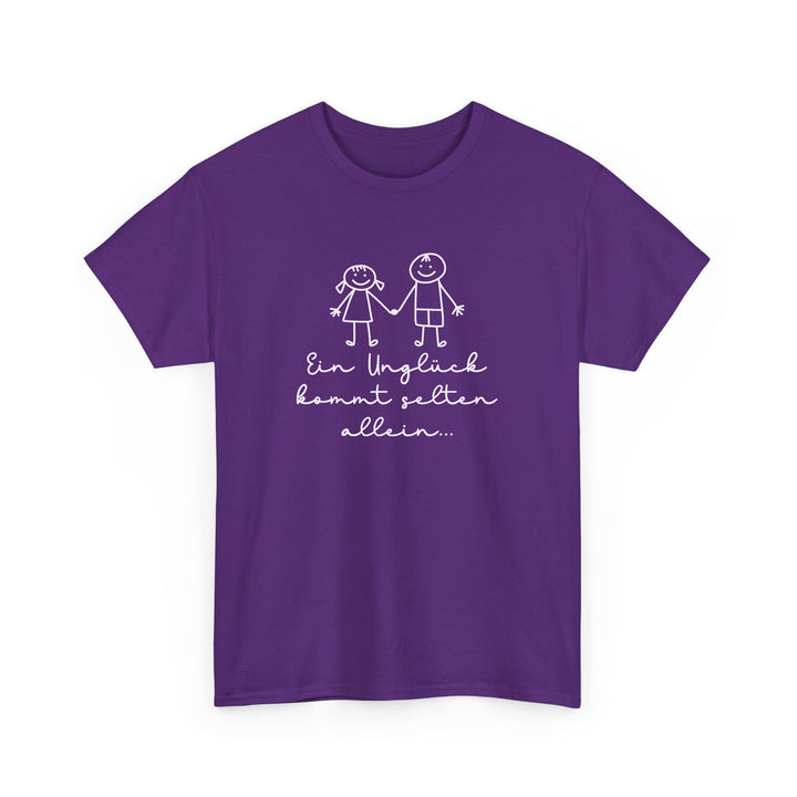 Ein Unglück Kommt Selten Allein Lustige Paar T-Shirts-FaceeCo