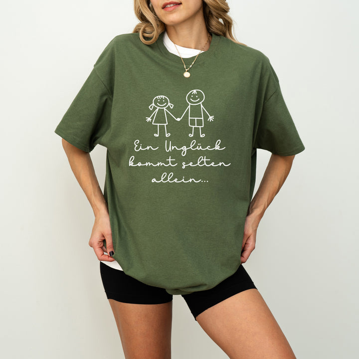 Ein Unglück Kommt Selten Allein Lustige Paar T-Shirts-FaceeCo