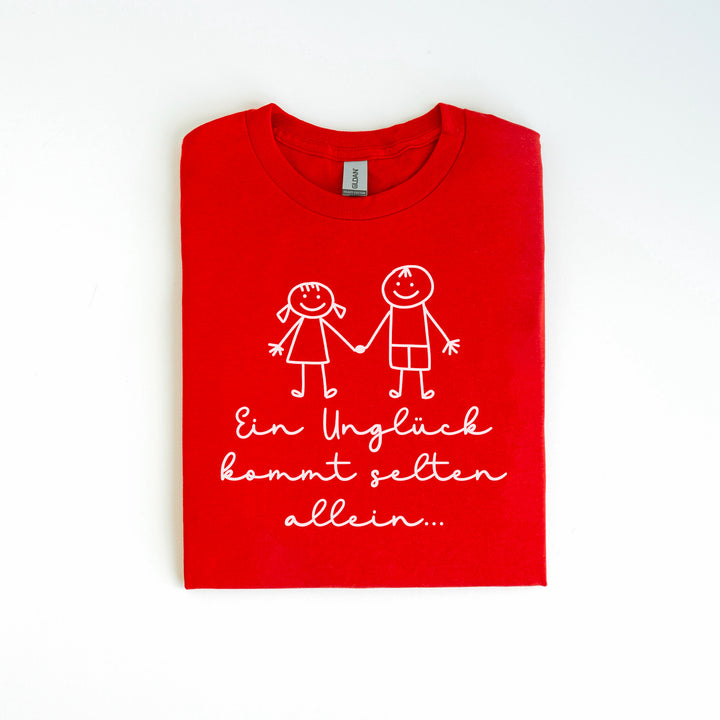 Ein Unglück Kommt Selten Allein Lustige Paar T-Shirts-FaceeCo