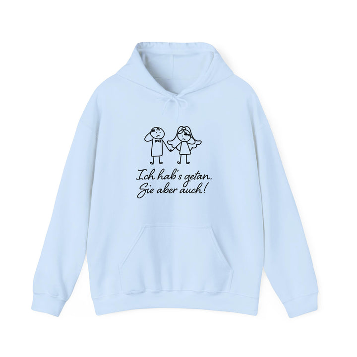 Ich Hab`S Getan Lustige Kapuzenpullover-FaceeCo