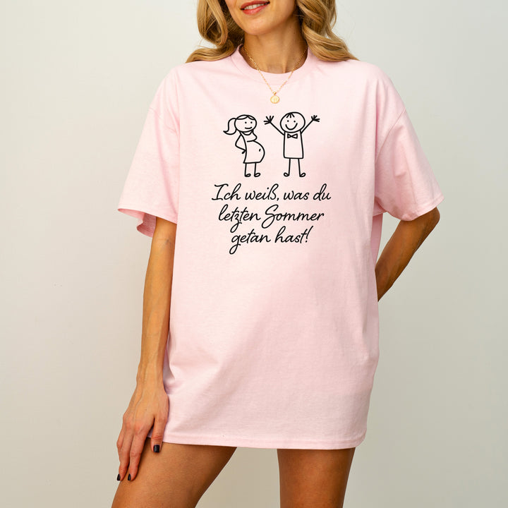Ich Weiß Was du Letzten Sommer Getan Hast Lustige Sprüche T-Shirts-FaceeCo