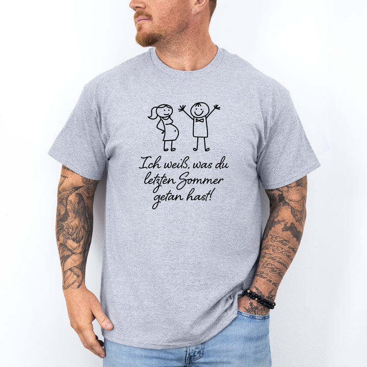 Ich Weiß Was du Letzten Sommer Getan Hast Lustige Sprüche T-Shirts-FaceeCo