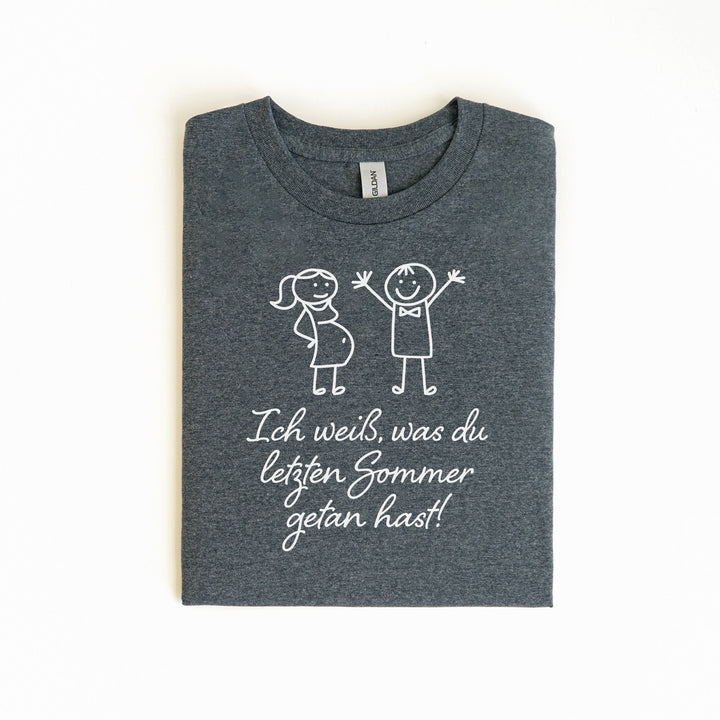 Ich Weiß Was du Letzten Sommer Getan Hast Lustige Sprüche T-Shirts-FaceeCo