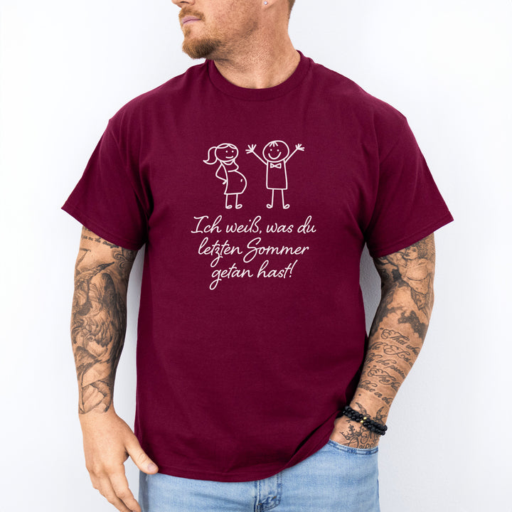 Ich Weiß Was du Letzten Sommer Getan Hast Lustige Sprüche T-Shirts-FaceeCo