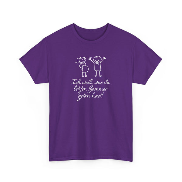 Ich Weiß Was du Letzten Sommer Getan Hast Lustige Sprüche T-Shirts-FaceeCo