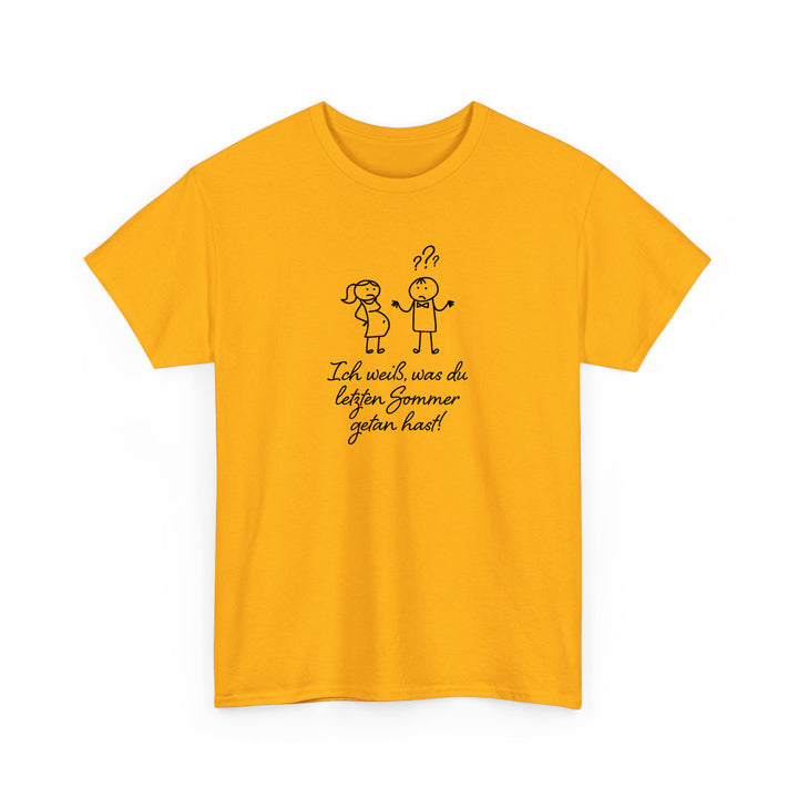 Ich Weiß Was du Letzten Sommer Getan Hast Lustige Sprüche T-Shirts-FaceeCo