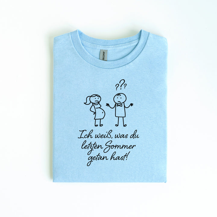 Ich Weiß Was du Letzten Sommer Getan Hast Lustige Sprüche T-Shirts-FaceeCo