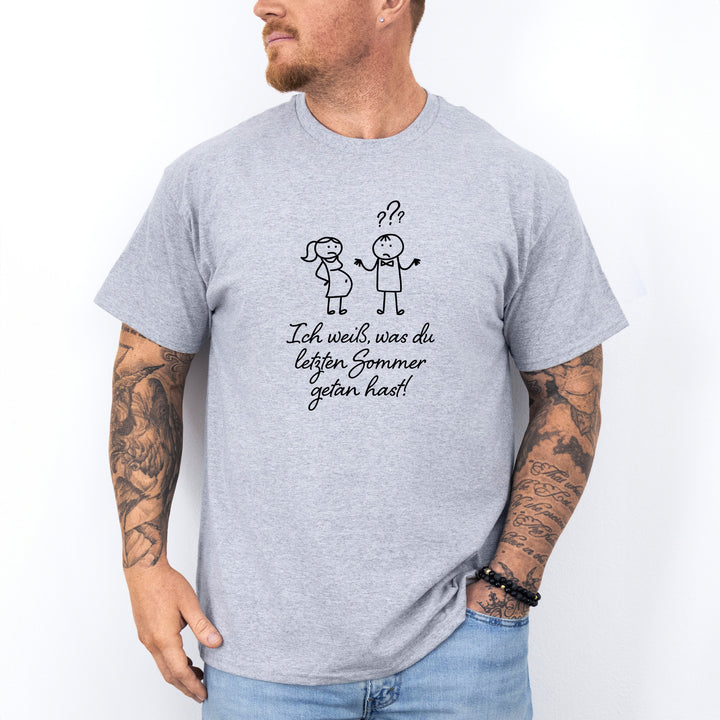 Ich Weiß Was du Letzten Sommer Getan Hast Lustige Sprüche T-Shirts-FaceeCo