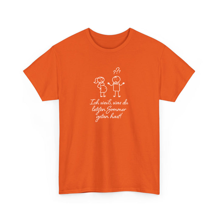 Ich Weiß Was du Letzten Sommer Getan Hast Lustige Sprüche T-Shirts-FaceeCo