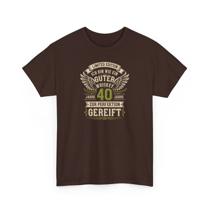 Ich bin wie guter Whiskey 40. Geburtstag T-Shirt-FaceeCo