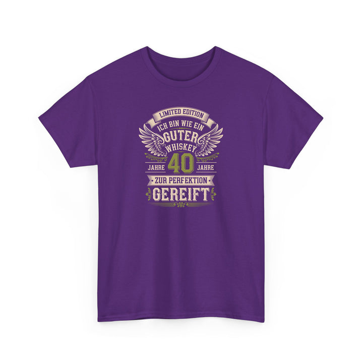 Ich bin wie guter Whiskey 40. Geburtstag T-Shirt-FaceeCo
