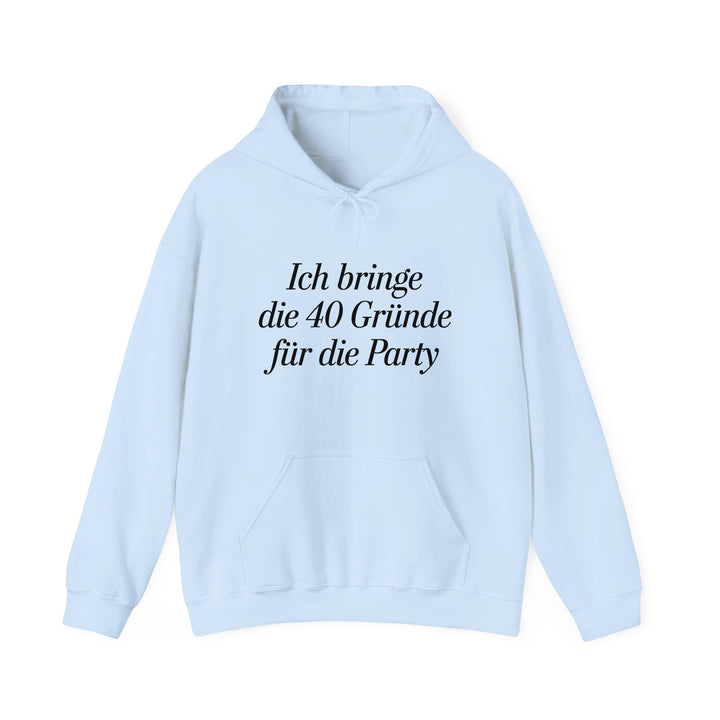 Geburtstag Party Team Hoodie-FaceeCo