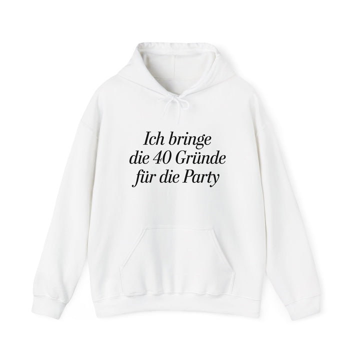 Geburtstag Party Team Hoodie-FaceeCo