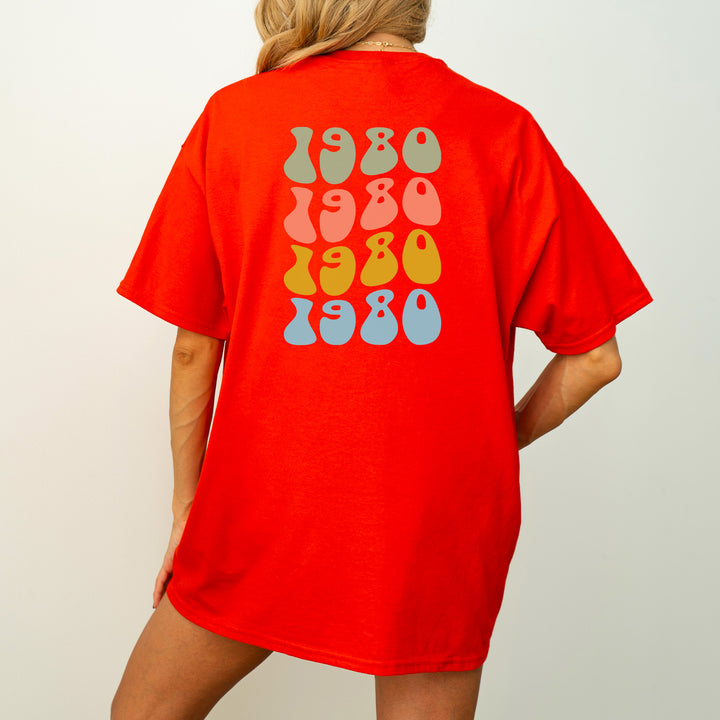 Personalisiertes Geburtstagsjahr T-Shirt-FaceeCo