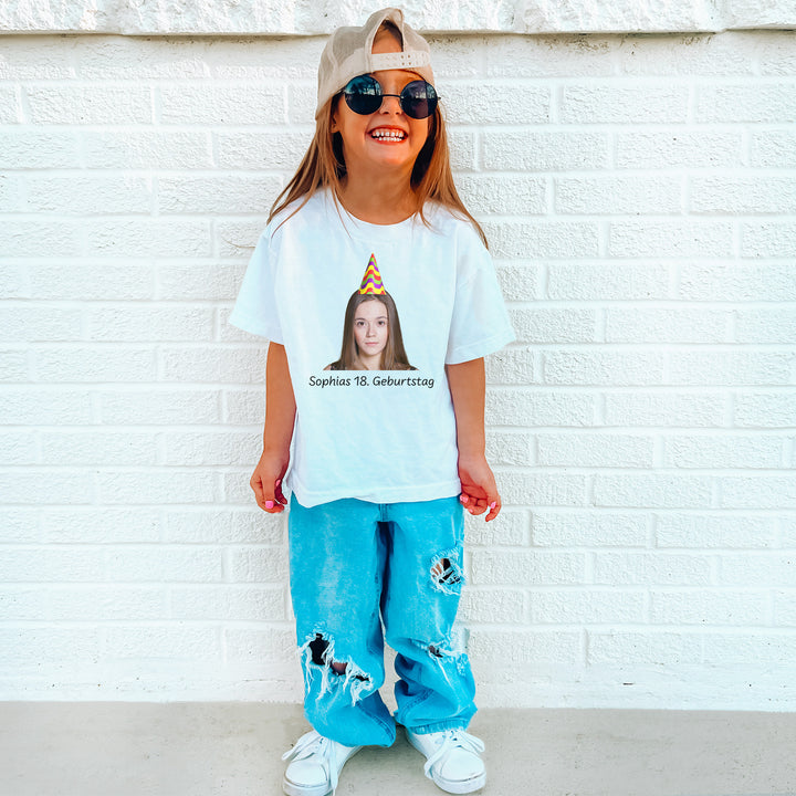 Personalisiertes Geburtstagsshirt für Kinder – Individuelles T-Shirt zum Geburtstag-FaceeCo