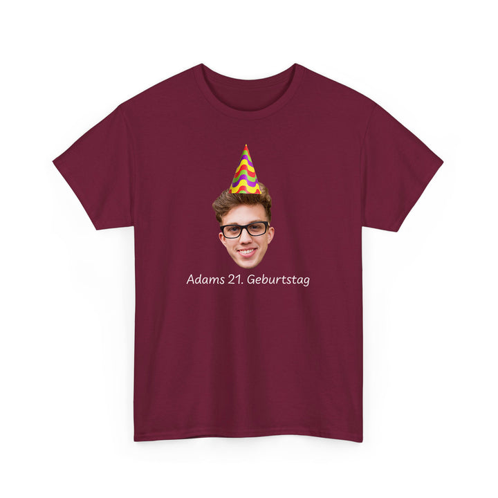 Personalisiertes Geburtstags-Shirt mit eigenem Gesicht – Einzigartiges Fotogeschenk-FaceeCo