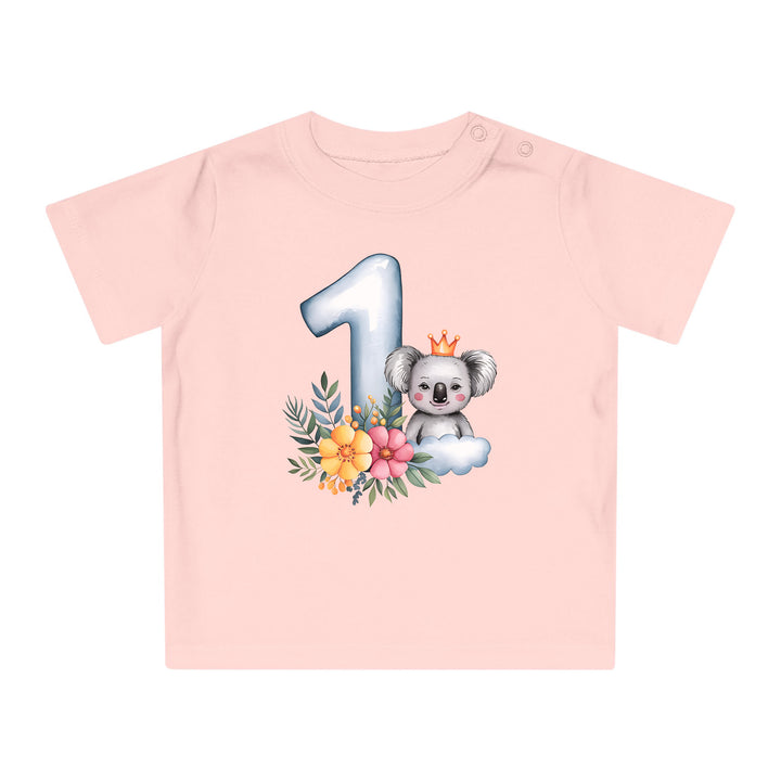 1 year Baby Shirt with koala Premium Organic Cotton-FaceeCo