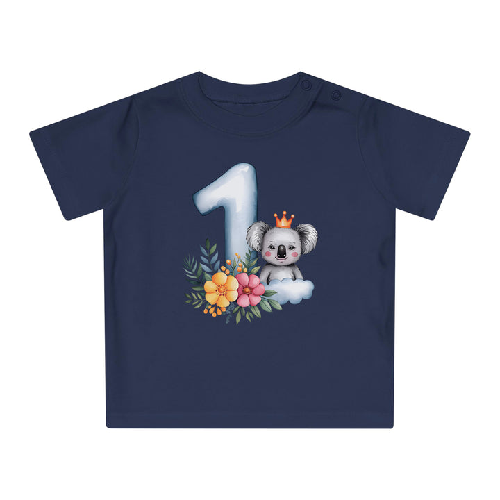 1 year Baby Shirt with koala Premium Organic Cotton-FaceeCo