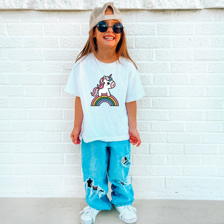 Süßes Einhorn T-Shirt für Kinder – Magisches T-Shirt für kleine Einhorn-Fans-FaceeCo