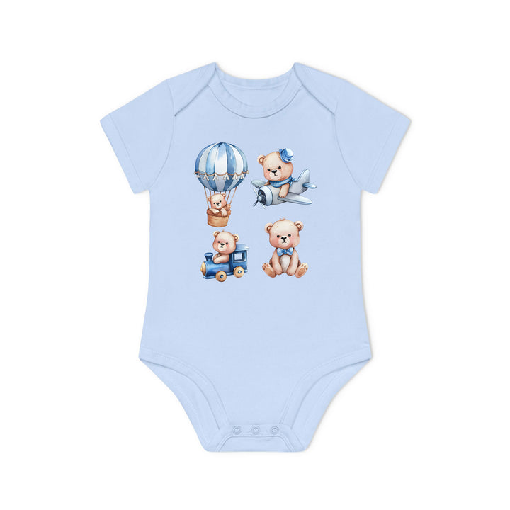 Teddy Bär Baby Body oder Shirt aus Bio-Baumwolle – Süßes Babygeschenk-FaceeCo