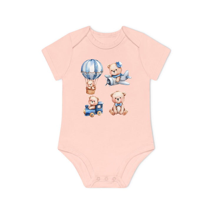 Teddy Bär Baby Body oder Shirt aus Bio-Baumwolle – Süßes Babygeschenk-FaceeCo