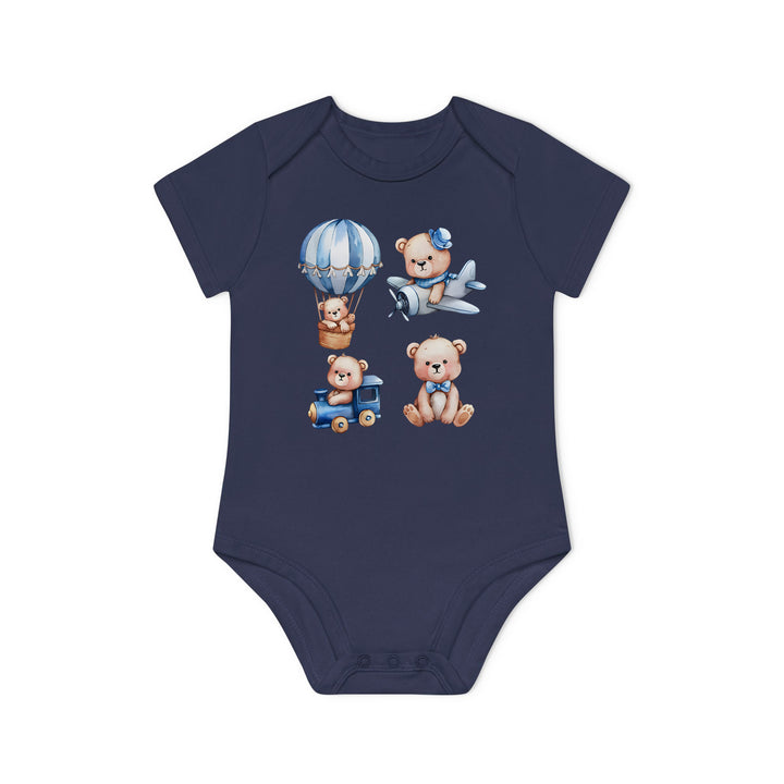 Teddy Bär Baby Body oder Shirt aus Bio-Baumwolle – Süßes Babygeschenk-FaceeCo