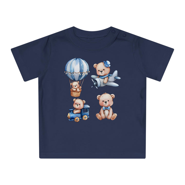 Teddy Bär Baby Body oder Shirt aus Bio-Baumwolle – Süßes Babygeschenk-FaceeCo