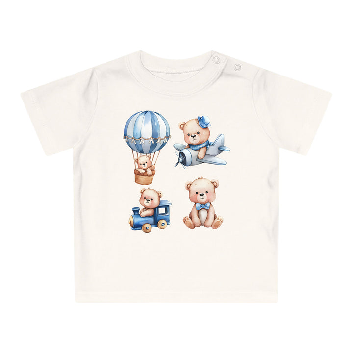 Teddy Bär Baby Body oder Shirt aus Bio-Baumwolle – Süßes Babygeschenk-FaceeCo