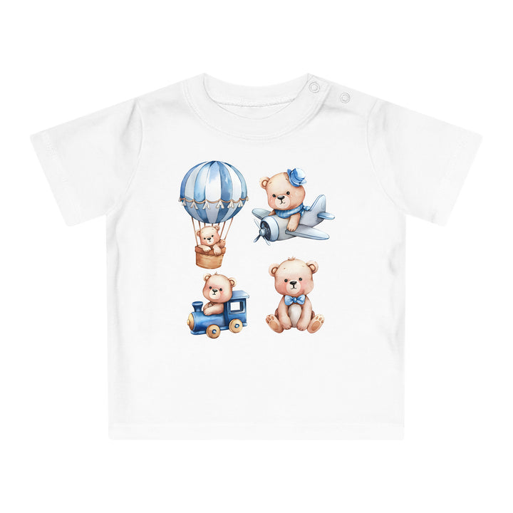 Teddy Bär Baby Body oder Shirt aus Bio-Baumwolle – Süßes Babygeschenk-FaceeCo