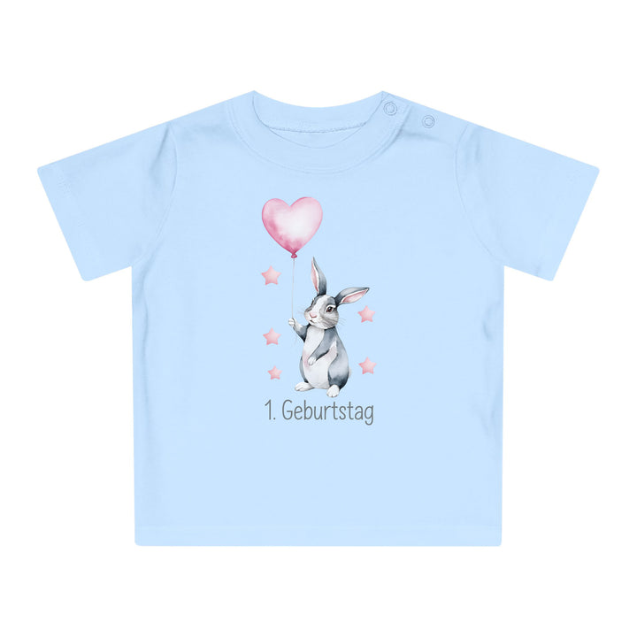 Süßer 1. Geburtstag Baby Body oder T-Shirt mit Hase aus Bio-Baumwolle – Premiumqualität-FaceeCo