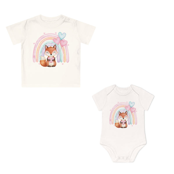 Süßer Fuchs Baby Body oder T-Shirt – Premium Bio-Baumwolle-FaceeCo
