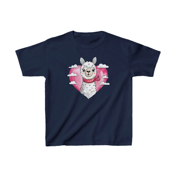 Süßes Lama T-Shirt für Kinder – Lustiges Lama Shirt für Mädchen und Jungen-FaceeCo