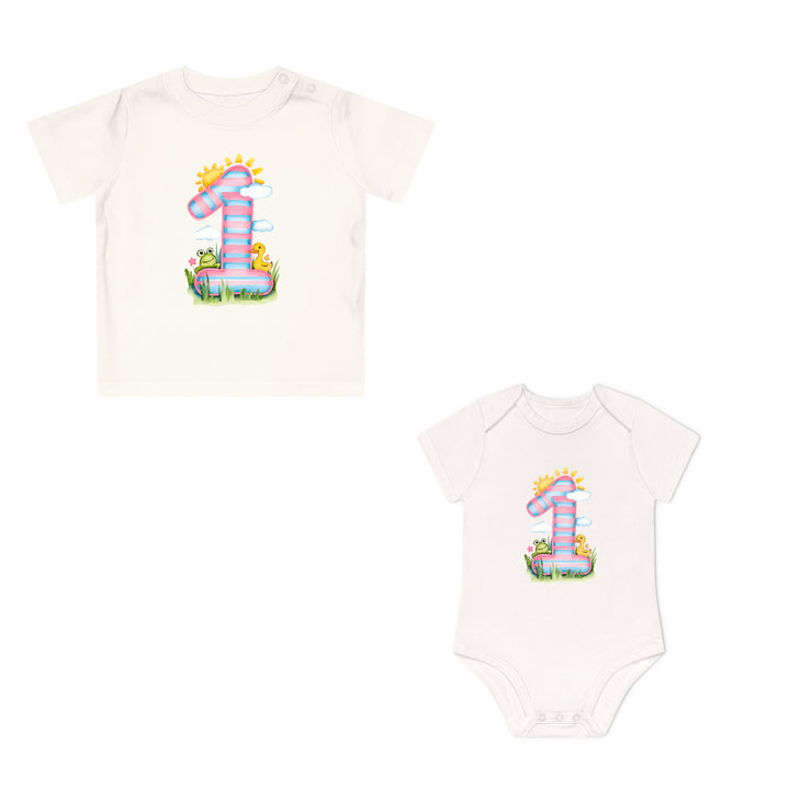 Geburtstag Baby Bodysuit oder T-Shirt – Premium Bio-Baumwolle-FaceeCo